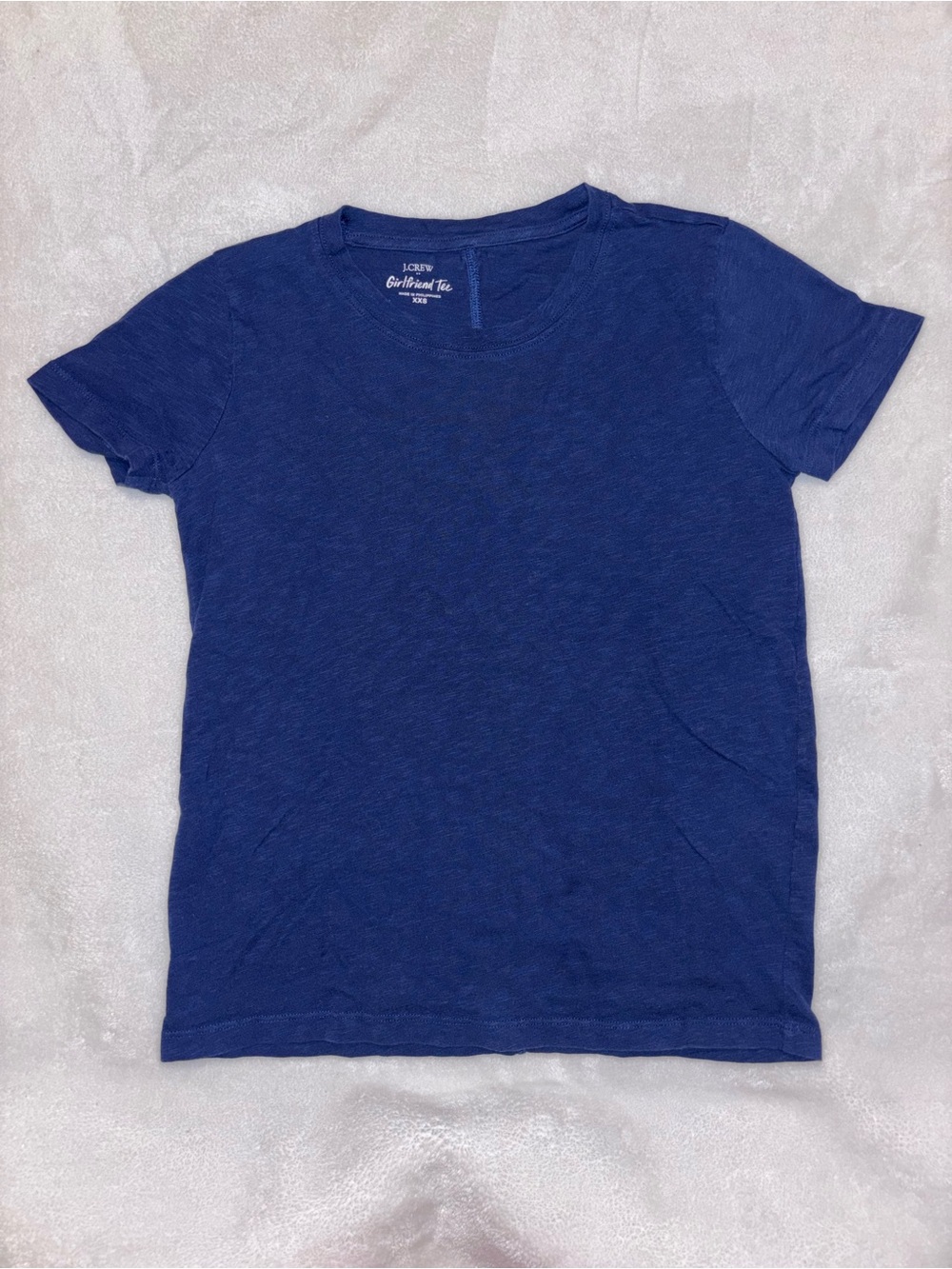 Women’s J.Crew blue Girlfriend Tee t-shirt in size XXS